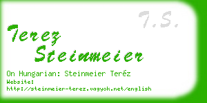 terez steinmeier business card